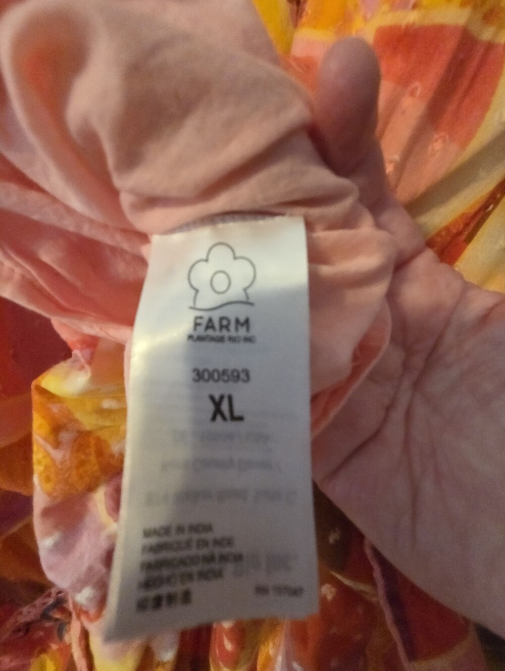 FARM RIO Dress Sixe XL - Picture 6 of 6